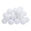 Διακοσμητικά λαμπάκια led Batoni pakoworld pvc σε λευκή απόχρωση Φ6x435εκ 199-000664