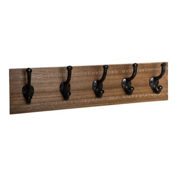 Κρεμάστρα Terty pakoworld mdf σε καρυδί απόχρωση 50x8.5x13εκ 199-000671