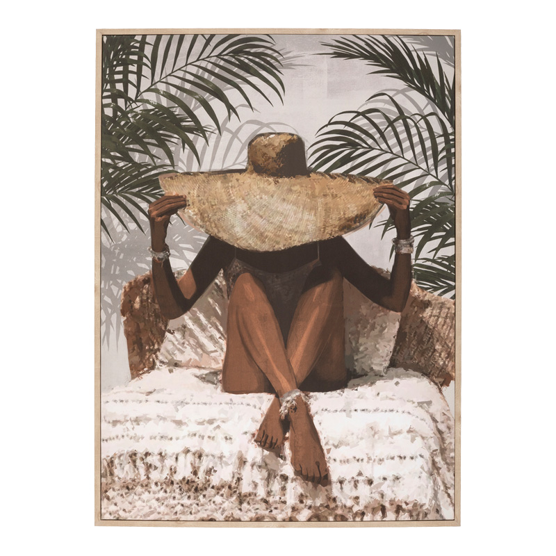 Πίνακας σε πλαίσιο Kapelda pakoworld 58x2.6x78εκ 199-000675