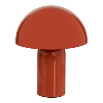 Επιτραπέζιο φωτιστικό Mushi pakoworld μέταλλο σε terracotta απόχρωση Φ20x24