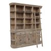 Βιβλιοθήκη Shelvy Inart sonoma μασίφ mango ξύλο 200x40x230εκ 293-000003