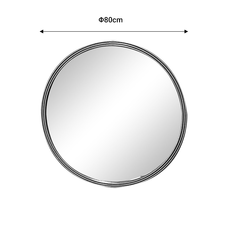 Καθρέπτης Mazforn Inart χρυσό μέταλλο 80x2.5x80εκ - Image 2