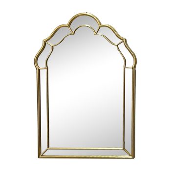 Καθρέπτης Xoton Inart χρυσό μέταλλο 60x3x90εκ 295-000016