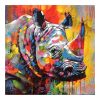 Πίνακας σε καμβά Rhinocery Inart 80x3x80εκ 296-000003