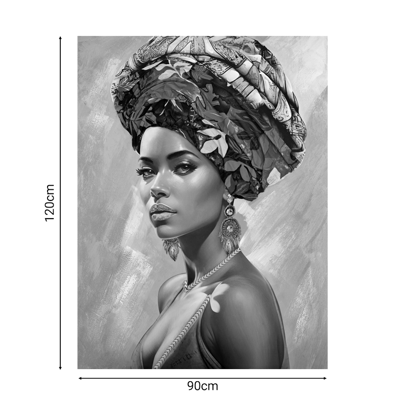 Πίνακας σε καμβά Facy I 3D Inart 90x3x120εκ - Image 2