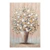 Πίνακας σε καμβά Flowerpot Inart 70x3x100εκ 296-000009