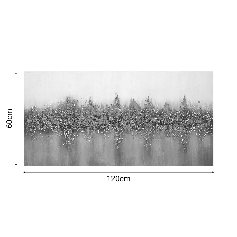 Πίνακας σε καμβά Goldy 3D Inart 120x3x60εκ - Image 2