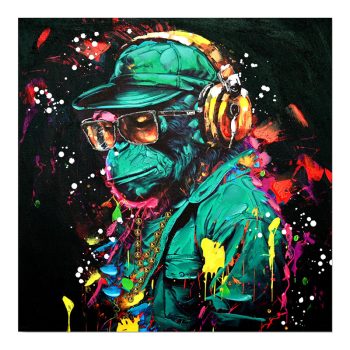 Πίνακας σε καμβά Monkey Inart 80x3x80εκ 296-000027