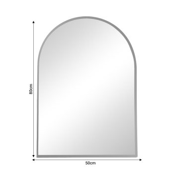 Alternative view of Καθρέπτης Mirrory  χρυσό αλουμίνιο 50x2.5x80εκ