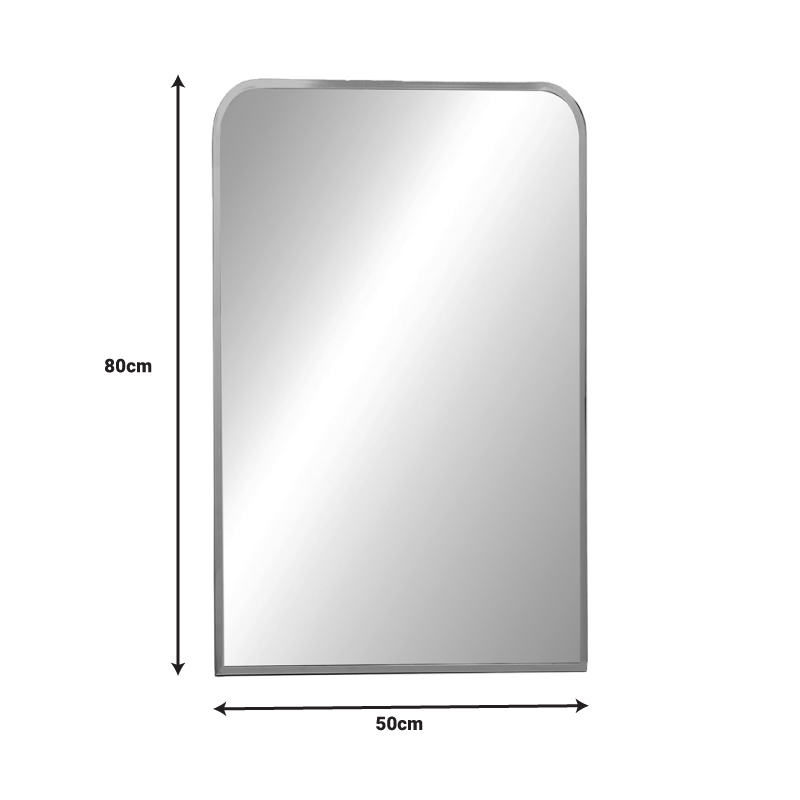 Καθρέπτης Classy χρυσό αλουμίνιο 50x2.5x80εκ - Image 2