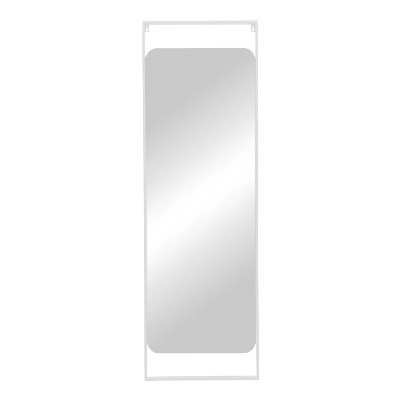 Καθρέπτης Piza Inart λευκό μέταλλο 45x2x140εκ 298-000029