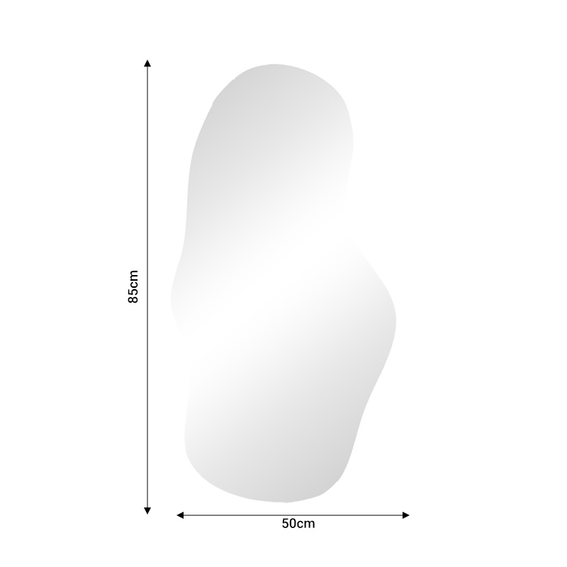 Καθρέπτης Polen Inart γυαλί 50x1x85εκ - Image 2