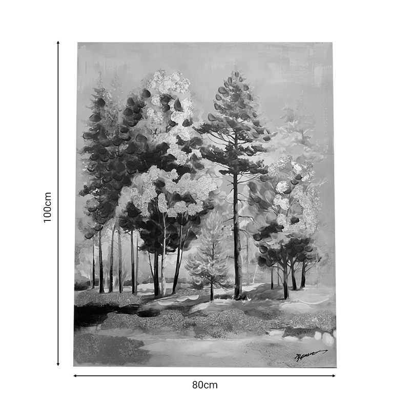 Πίνακας σε καμβά με πλαίσιο Tersa Inart 80x3x100εκ - Image 2