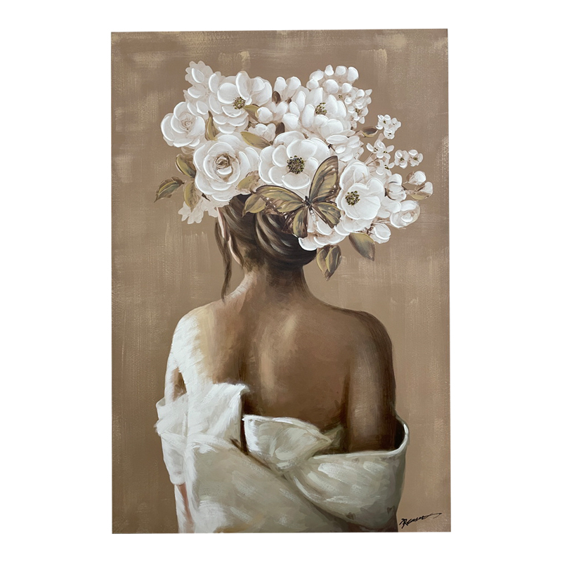Πίνακας σε καμβά Weddy Inart 80x3x120εκ 301-000024