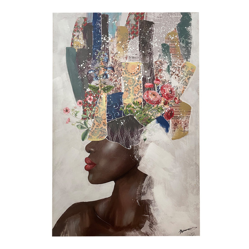 Πίνακας σε καμβά Drenia I Inart 80x3x120εκ 301-000027