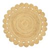 Χαλί Voni Inart φυσικό γιούτα Φ120x1εκ 302-000007