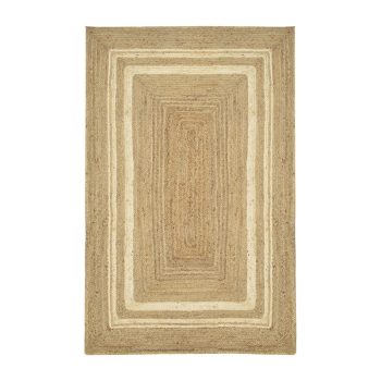 Χαλί Mazir Inart μπεζ-εκρού γιούτα 120x180x1εκ 302-000009