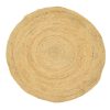 Χαλί Solon Inart φυσικό γιούτα 120x120x1εκ 302-000013