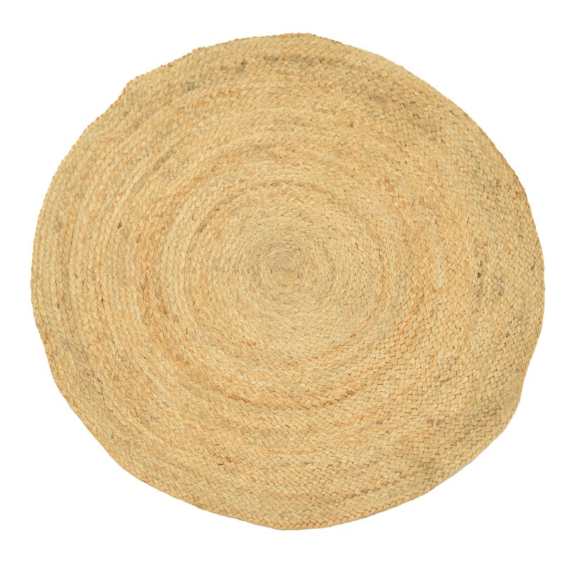 Χαλί Solon Inart φυσικό γιούτα 120x120x1εκ 302-000013