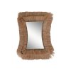 Καθρέπτης Amlont Inart φυσικό ψάθα 70x2x20εκ 309-000005