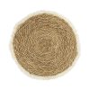 Χαλί Derzie Inart φυσικό σχοινί Φ100x2εκ 313-000020