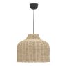 Φωτιστικό οροφής Ziquel Inart rattan σε φυσική απόχρωση Φ42x89εκ 313-000034