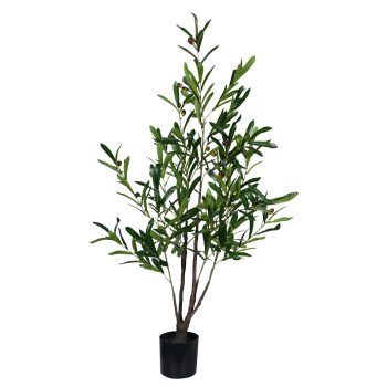 Διακοσμητικό φυτό Olive tree σε γλάστρα Inart πράσινο pp Υ120εκ 316-000016