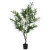 Διακοσμητικό φυτό Olive tree I σε γλάστρα Inart πράσινο pp Υ150εκ 316-000017