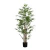 Διακοσμητικό φυτό Bamboo I σε γλάστρα Inart πράσινο pp Υ150εκ 316-000019