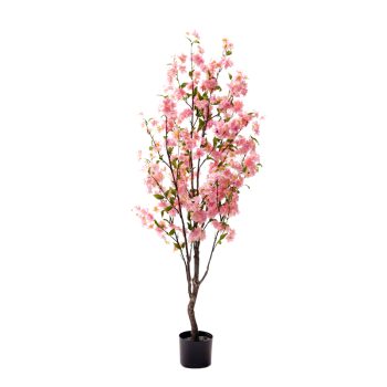 Διακοσμητικό φυτό Peach flower σε γλάστρα Inart ροζ pp Υ140εκ 316-000028