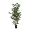 Διακοσμητικό φυτό Bamboo σε γλάστρα Inart πράσινο pp Υ150εκ 316-000030
