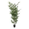 Διακοσμητικό φυτό Bamboo σε γλάστρα Inart πράσινο pp Υ190εκ 316-000031