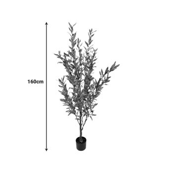 Alternative view of Διακοσμητικό φυτό Olive tree II σε γλάστρα Inart πράσινο pp Υ160εκ