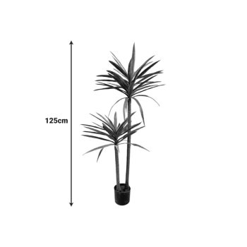 Alternative view of Διακοσμητικό φυτό Dracaena palm σε γλάστρα Inart πράσινο pp Υ125εκ