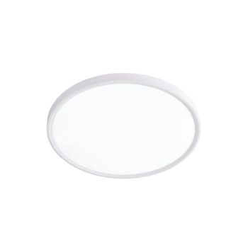 Inlight Πλαφονιέρα οροφής LED 40W 3CCT (by switch on base) σε λευκή απόχρωση D:50x2,5cm (42036-B-White)
