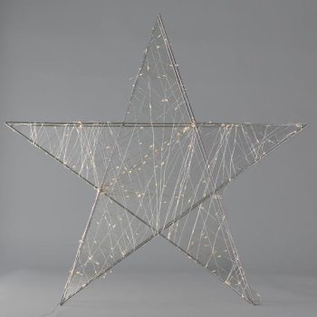 ΑΣΤΕΡΙ ΦΩΤΙΖΟΜΕΝΟ 78cm, 240 LED, ΜΕΤΑΣΧΗΜΑΤΙΣΤΗ, TIMER, ,ΘΕΡΜΟ ΛΕΥΚΟ LED