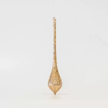 ΓΥΑΛΙΝΟ ΣΤΟΛΙΔΙ, ΧΡΥΣΟ ΜΕ GLITTER, 5,7x30cm