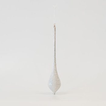 ΓΥΑΛΙΝΟ ΣΤΟΛΙΔΙ, ΛΕΥΚΟ ΜΕ GLITTER, 5,7x30cm