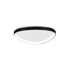Inlight Πλαφονιέρα οροφής LED 25W 3CCT από μαύρο μέταλλο και ακρυλικό D:61,5x5cm (42043-Black)