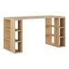 Γραφείο Colmar pakoworld σε oak απόχρωση 140x60x75εκ 119-001248
