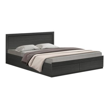 Κρεβάτι Olympus pakoworld με συρτάρι σε wenge απόχρωση 160x200εκ 123-000250