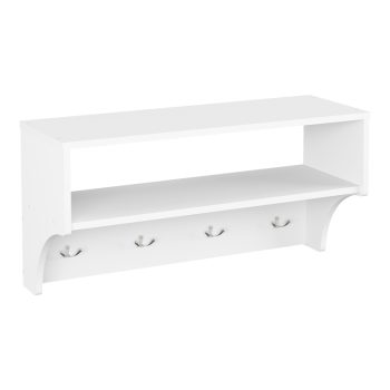 Κρεμάστρα Crosta pakoworld σε λευκή απόχρωση 80x28x40εκ 184-000126