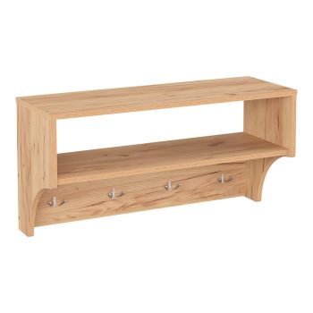 Κρεμάστρα Crosta pakoworld σε oak απόχρωση 80x28x40εκ 184-000127