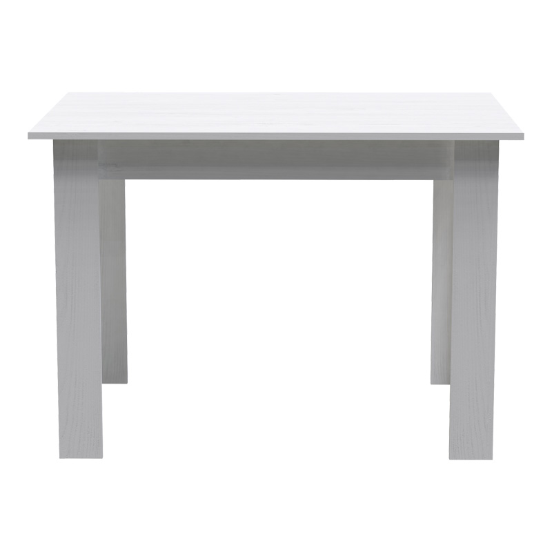 Τραπεζαρία Manka-Ezra σετ 5τεμ σε λευκή απόχρωση 110x80x77εκ - Image 6