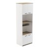 Ντουλάπα κουζίνας Rowan pakoworld σε λευκή-sonoma απόχρωση 60x42x182εκ 230-000085