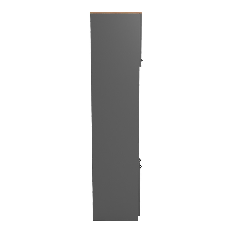 Ντουλάπα κουζίνας Rowan σε ανθρακί-oak απόχρωση 60x42x182εκ - Image 6