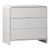 Συρταριέρα Zeplen pakoworld MDF σε λευκή απόχρωση 80x40x75εκ 260-000030