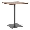 Τραπέζι Nerobian pakoworld mdf σε καρυδί απόχρωση 60x60x75εκ 350-000036