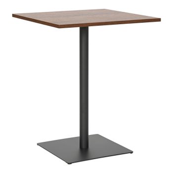 Τραπέζι Nerobian pakoworld mdf σε καρυδί απόχρωση 60x60x75εκ 350-000036