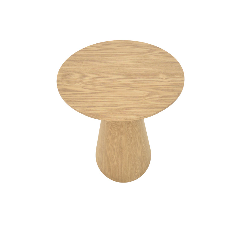 Τραπέζι σαλονιού Donda mdf-μέταλλο σε sonoma απόχρωση Φ60x46εκ - Image 2